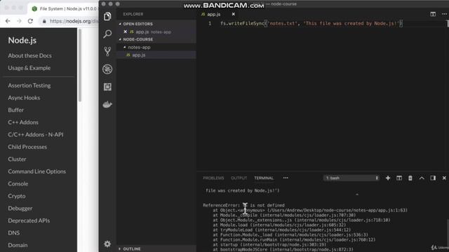 Importing Node.js core modules (Part 1) смотреть онлайн
