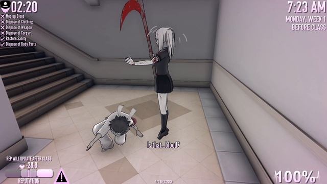 Yandere Simulator Fun Girl Psychopath смотреть онлайн