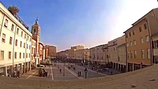 Rimini - piazza tre martiri - centro storico смотреть онлайн