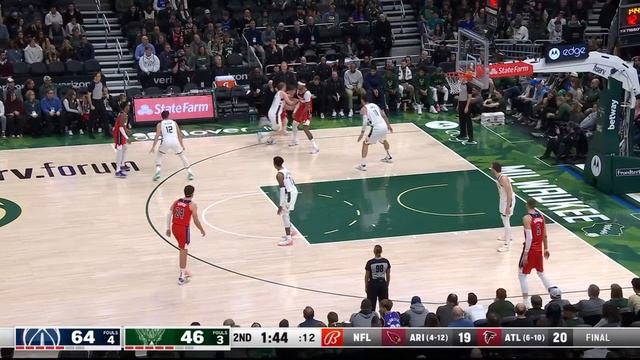 Game Recap: Wizards 118, Bucks 95 смотреть онлайн