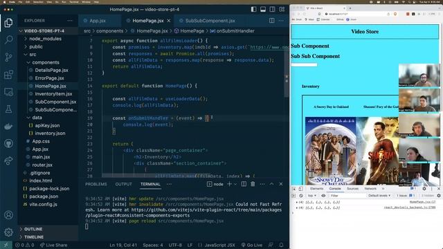 W9D2: React - PropTypes, more hooks, MUI смотреть онлайн