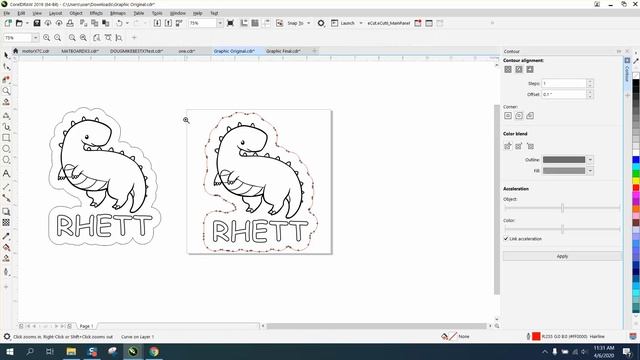 Corel Draw Tips & Tricks Outline around an object смотреть онлайн