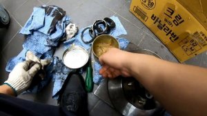 Hyundai Terracan front wheel hub bearing replacement