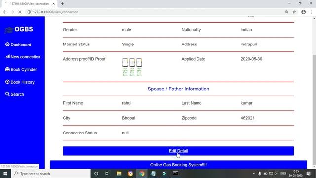 Online Gas Booking Management System | Python Django Project смотреть онлайн
