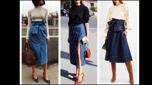Юбка миди — с чем носить. midi skirt. style and fashion смотреть онлайн