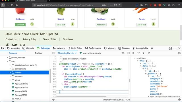 Debugging a Vue Application in the Browser смотреть онлайн