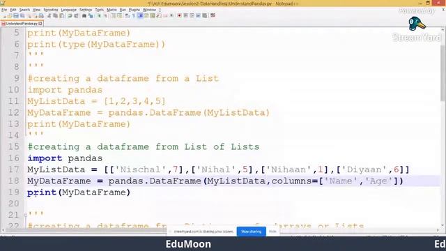 Day:-2 Fundamentals of Data Science using Python | Python Data Structures and Pandas | Dr. Nagraju смотреть онлайн