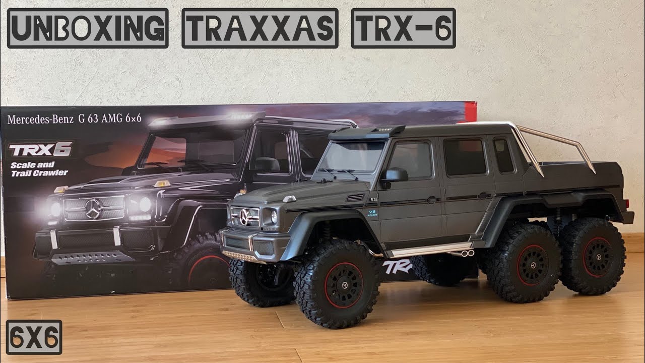 Traxxas TRX-6 unboxing, Mercedes-Benz G63 AMG 6x6 | traxxas trx6 | poritorrc смотреть онлайн