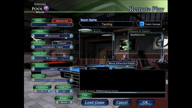 Virtual Pool 4 Online How saving parameters should work смотреть онлайн