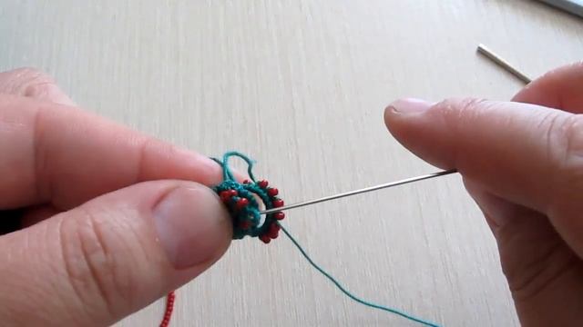 Фриволитэ иглой. Браслет"Рябинушка" смотреть онлайн