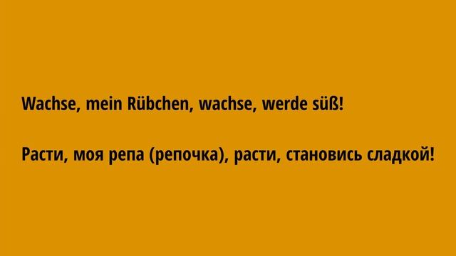 Немецкий язык. Сказка Репка. Das Rübchen смотреть онлайн