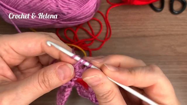 ГАВАЙСКИЕ ЦВЕТЫ. ВЯЖЕМ МОТИВ КРЮЧКОМ. HAWAIIAN FLOWERS.