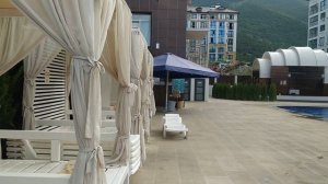 Пансионат "Кубань" Геленджик, территория, бассейн, лифты, главный корпус, 07.07.23г.