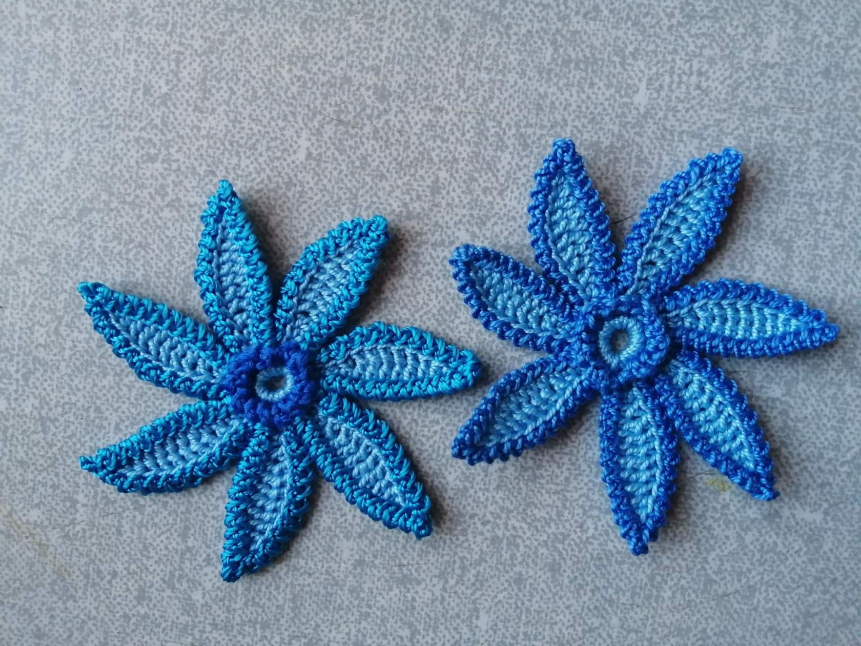 Цветок крючком для Ирландского кружева. смотреть онлайн