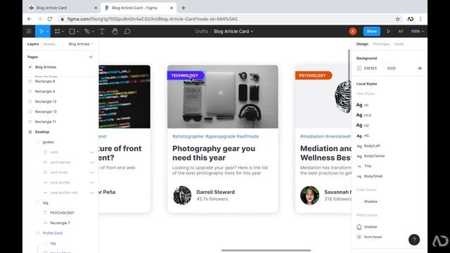 Build Blog Article Cards from Scratch | Complete Figma to HTML CSS Tutorial смотреть онлайн