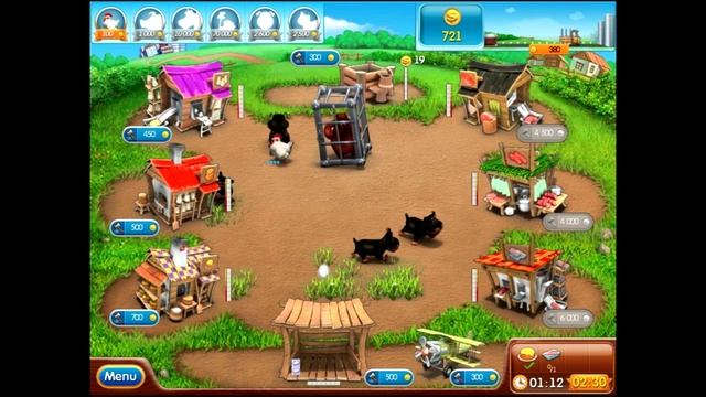 Farm frenzy 2 only GOLD (level 52) Product street 7 Веселая ферма 2 Фабрикатная 7 (уровень 52) смотреть онлайн