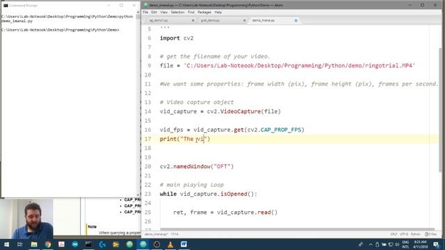 Using OpenCV and Python 3 for neuroscience research 1.1: Getting video parameters смотреть онлайн