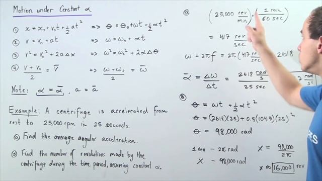 Motion under Constant Angular Acceleration смотреть онлайн