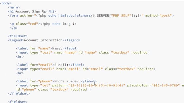 PHP Assignment Form Postback смотреть онлайн