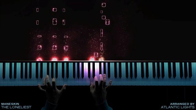 Måneskin - The Loneliest (Piano Tutorial) - Cover смотреть онлайн