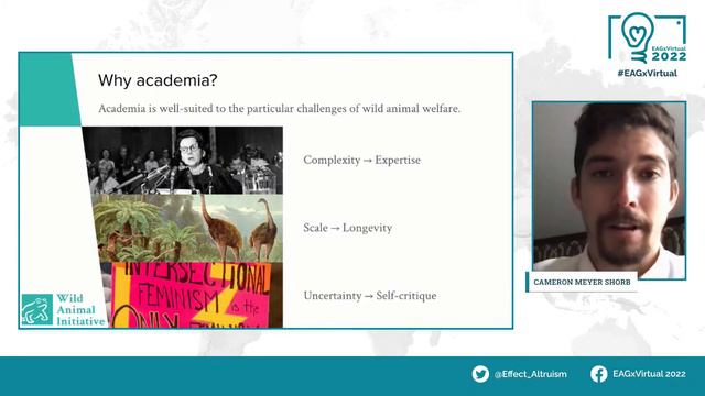 Academic community-building for wild animal welfare | Cameron Meyer Shorb | EAGxVirtual 2022 смотреть онлайн