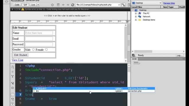 Web Development Php Tutorial 4 смотреть онлайн