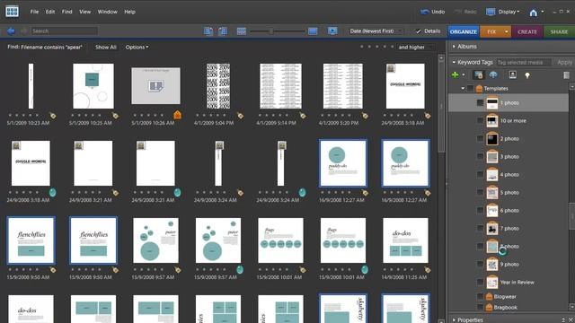 Organizing Digital Scrapbooking Templates in Photoshop Elements Organizer смотреть онлайн