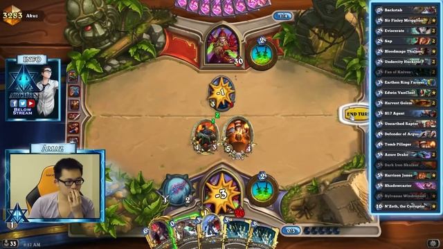 [Hearthstone] Whispers of the Old Gods N'Zoth Rogue S25 #1: I Want Funnel смотреть онлайн