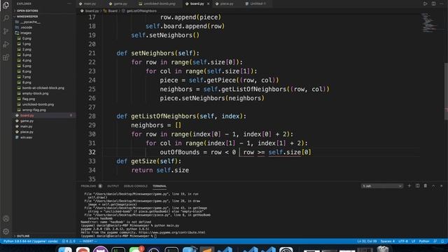 Python/Pygame Minesweeper Tutorial