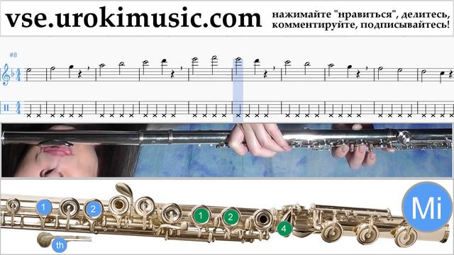 Уроки флейты Carlos Vives, Sebastian Yatra - Robarte un Beso Ноты Самоучитель часть 1 um-i821 смотреть онлайн