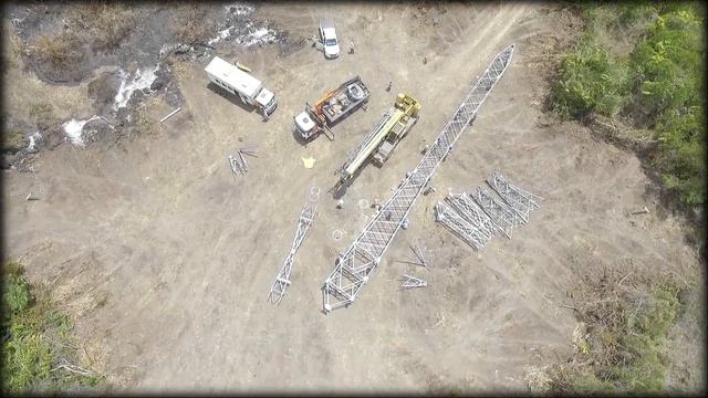 Монтаж опор ЛЭП 150 кВ смотреть онлайн