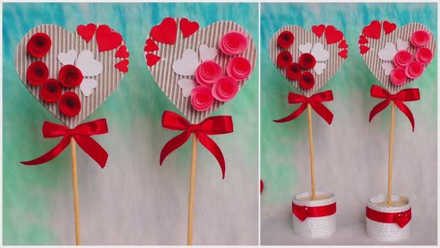 ПОДЕЛКИ на ДЕНЬ СВЯТОГО ВАЛЕНТИНА своими руками смотреть онлайн