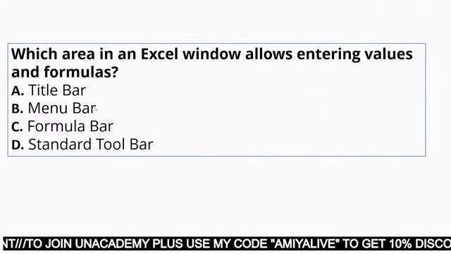 ଓଡ଼ିଶା ପୋଲିସ & R.I COMPUTER MS EXCEL MCQ QUESTIONS PART-3 | Unacademy OPSC Live by Amiya Ranjan Das смотреть онлайн