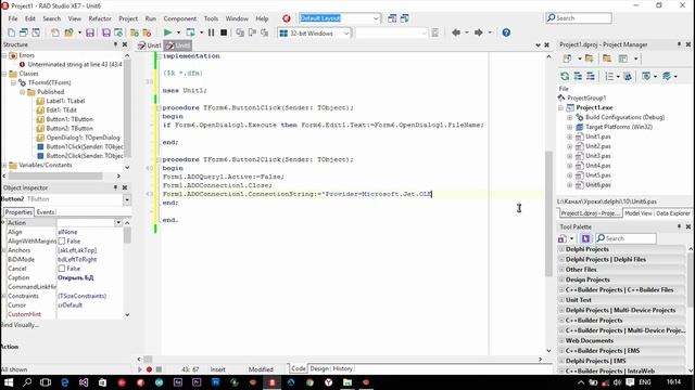DELPHI Урок №10 Подключение другого файла БД к программе через OpenDialog.mp4 смотреть онлайн