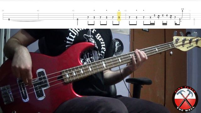 Pink FLoyd - Young Lust Bass Cover (With PlayAlong Tab)