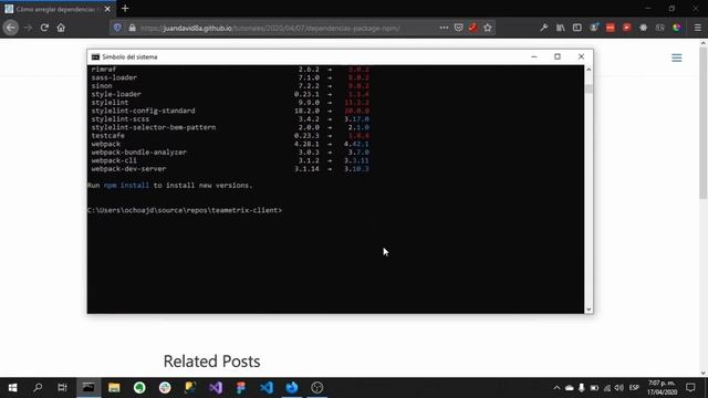 Cómo arreglar errores de dependencias en archivo package.json de una aplicación react | 2020 смотреть онлайн