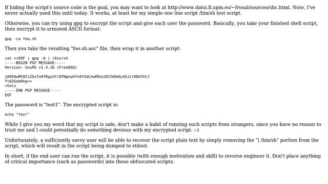 How to Crypt an sh script into Linux Environnement? (6 Solutions!!) смотреть онлайн