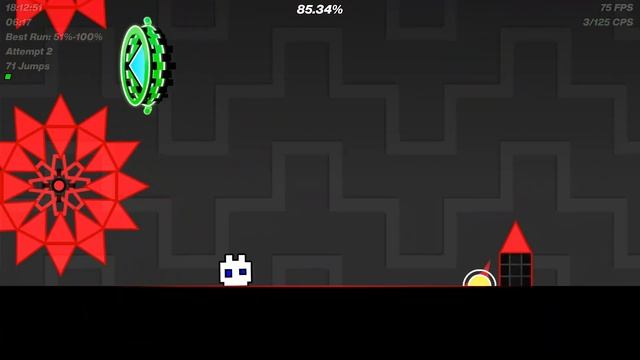 [STUPIDLY LUCKY] FIRE TEMPLE BY MICHIGUN 100% // HARD DEMON // GEOMETRY DASH смотреть онлайн