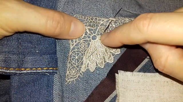 #204. Как пришить КРУЖЕВО к ткани. Пришиваем КРУЖЕВО к хлопчатобумажной ткани. смотреть онлайн