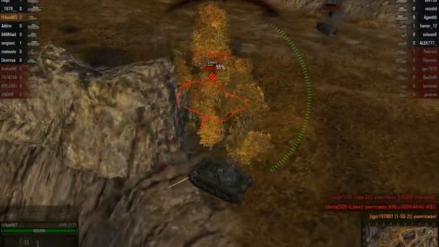 AMX 13 75 против LOVE и Т 50-2 смотреть онлайн