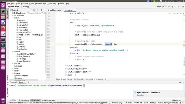 HOW TO BUILD YOUR OWN EMAIL MARKETING APPLICATION WITH PYTHON KIVY - GMAIL смотреть онлайн