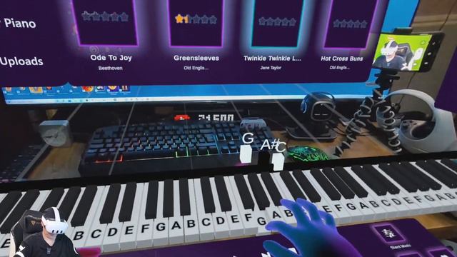 PIANO VISION - Mixed Reality Impressions On Quest 3.