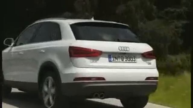 Audi Q3 2012 white driving scene.flv смотреть онлайн