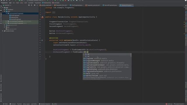 How to Create And Implement Fragments in Android 2021 | Fragments in Android App Development смотреть онлайн