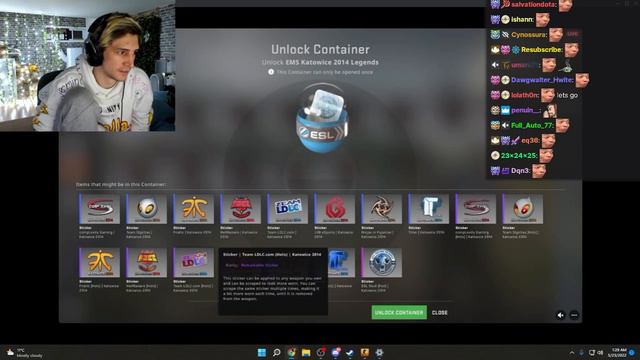 XQc And TrainWrecksTV Open EMS Katowice 2014 Legends And Scratch Until It Got Removed (-$15k)