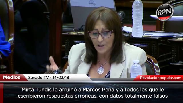 Mirta Tundis destruyó a Marcos Peña y a quienes le escriben las respuestas erróneas смотреть онлайн