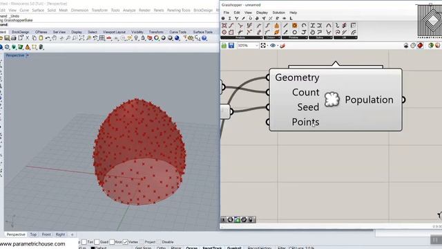 Grasshopper Tutorial (Facet Dome) смотреть онлайн