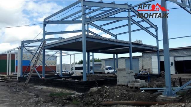 Строительство здания из сэндвич панелей 2 смотреть онлайн