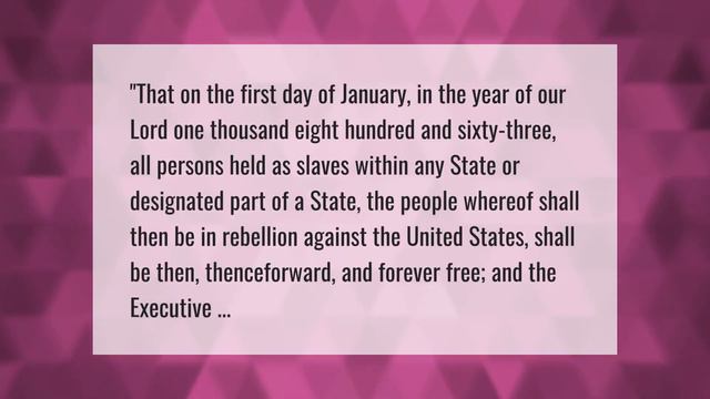 What Is The Emancipation Proclamation In Simple Terms?