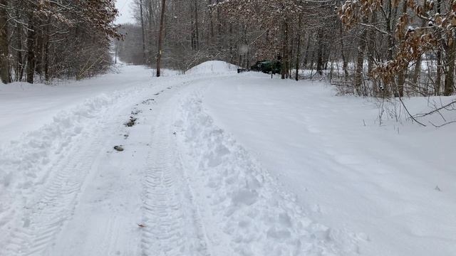 #146 John Deere 2210 Plowing Snow - Artillian Snow Plow